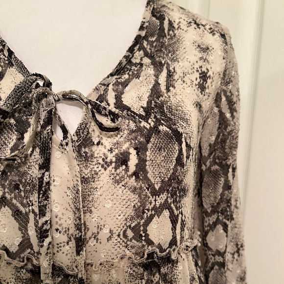 Altard State Snake Print Babydoll Dress - Picture 3 of 6